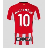 Camisa de Futebol Athletic Bilbao Nico Williams #10 Equipamento Principal 2024-25 Manga Curta